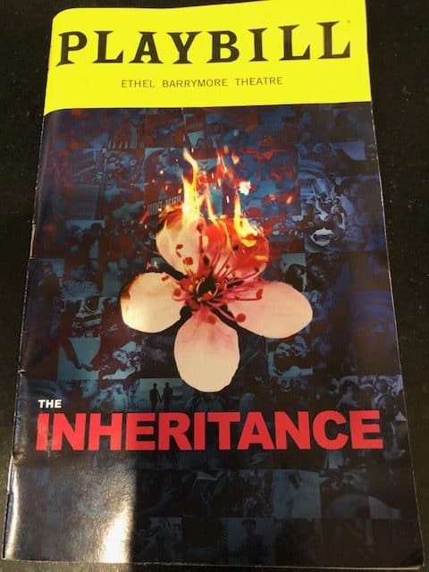 playbill from The Inheritance