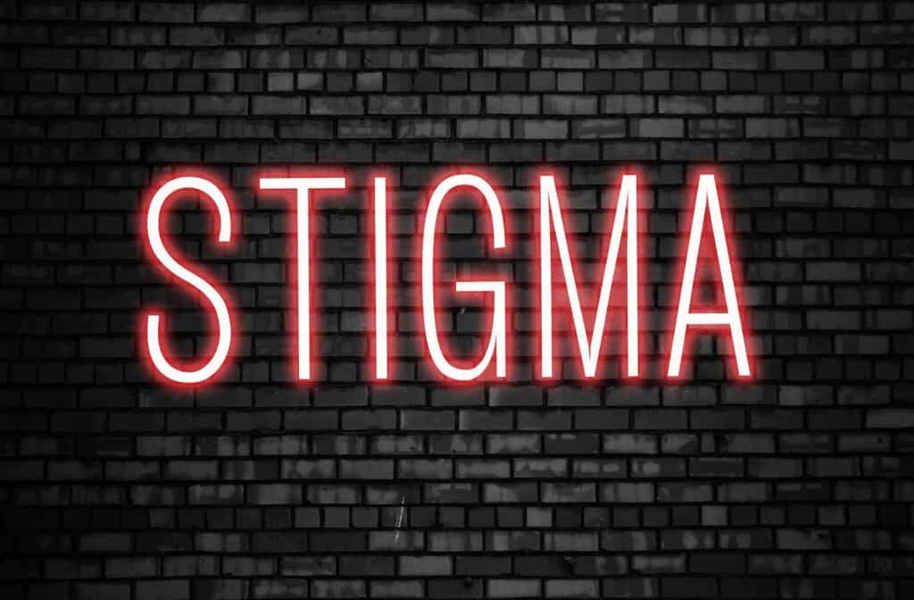 neon sign spelling stigma