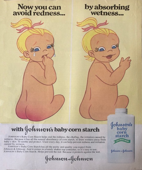 Johnson & Johnson diapers ad